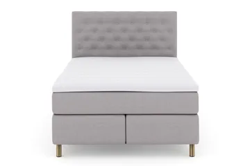 Dypstiftet Sengegavl 140 cm - Lysegrå