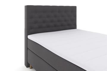 Select No 3 Komplett Sengepakke 140x200 Fast/Medium - Mørkegrå/Kobberben - Møbler - Senger - Komplett sengepakke
