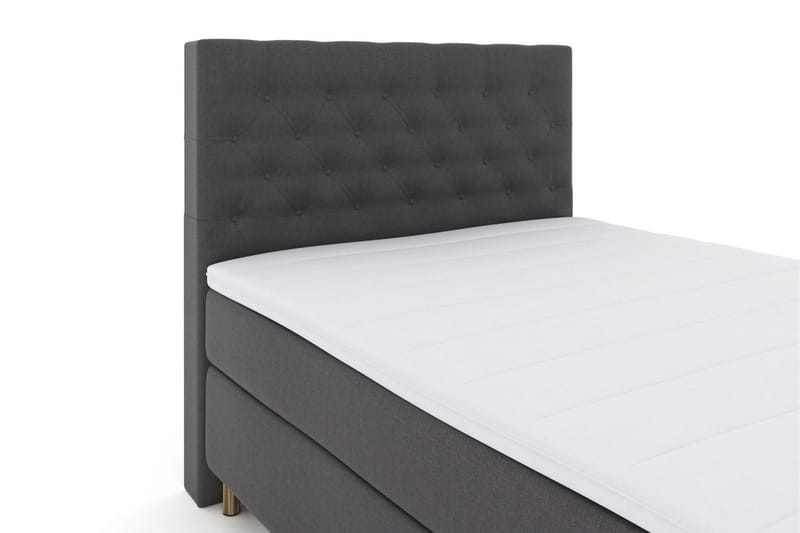 Select No 3 Komplett Sengepakke 140x200 Medium - Mørkegrå/Kobberben - Møbler - Senger - Komplett sengepakke