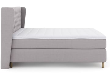 Select No 3 Komplett Sengepakke 160x200 Medium - Lysegrå/Kobberben - Møbler - Senger - Komplett sengepakke