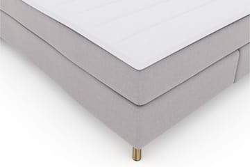 Select No 3 Komplett Sengepakke 160x200 Medium - Lysegrå/Kobberben - Møbler - Senger - Komplett sengepakke