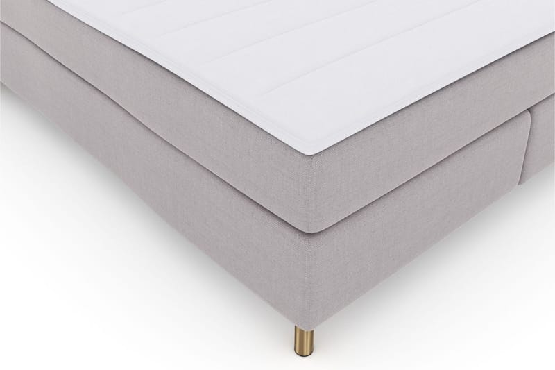 Select No 3 Komplett Sengepakke 160x200 Medium - Lysegrå/Kobberben - Møbler - Senger - Komplett sengepakke