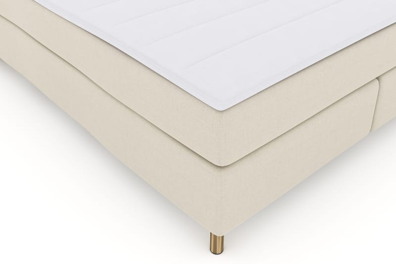 Select No 3 Komplett Sengepakke 180x200 Fast - Beige/Kobberben - Møbler - Senger - Komplett sengepakke