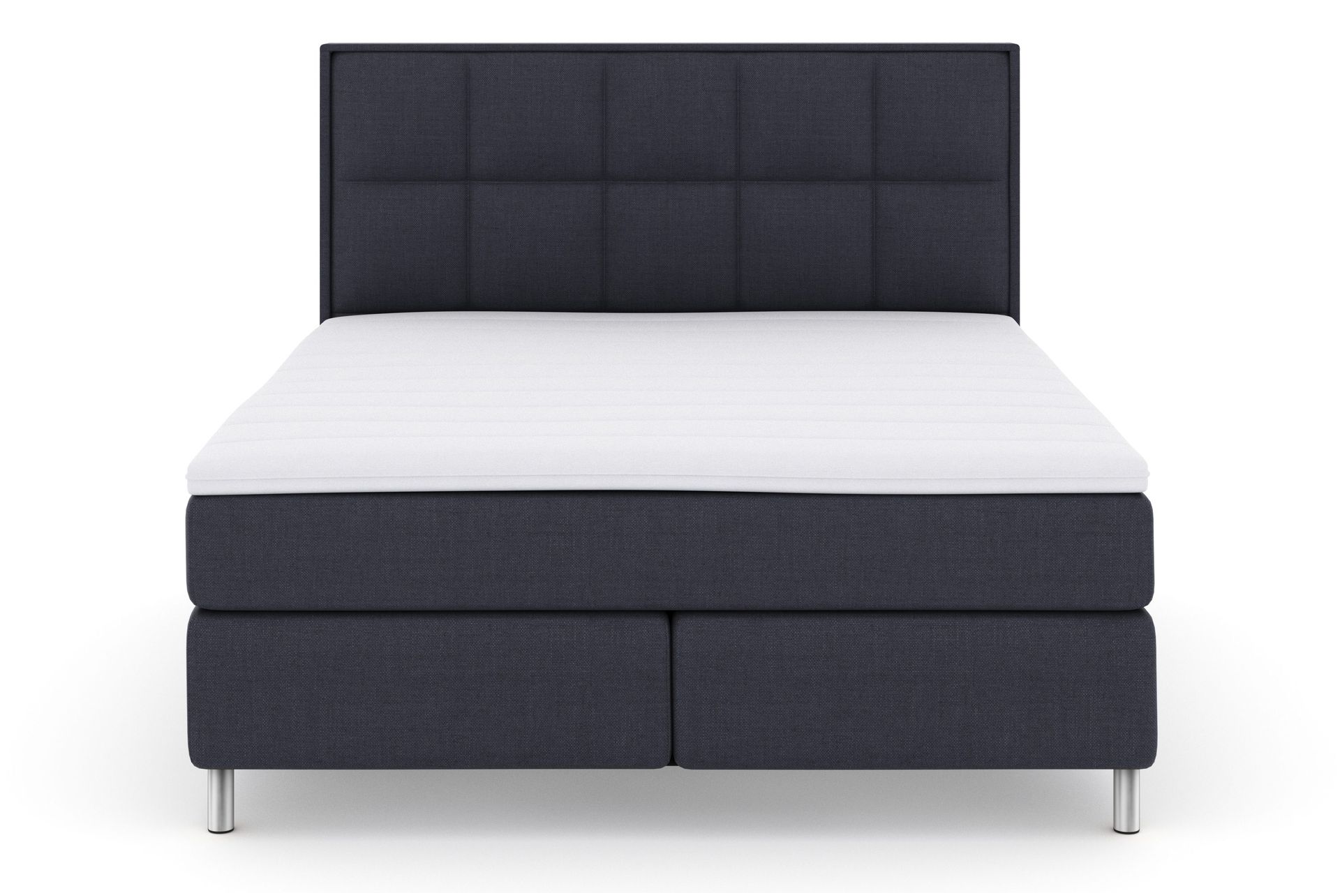 Select No 3 Komplett Sengepakke 180x200 Fast - Blå/Metallben