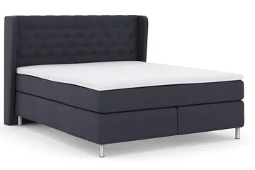 Select No 3 Komplett Sengepakke 180x200 Fast - Blå/Metallben - Møbler - Senger - Komplett sengepakke