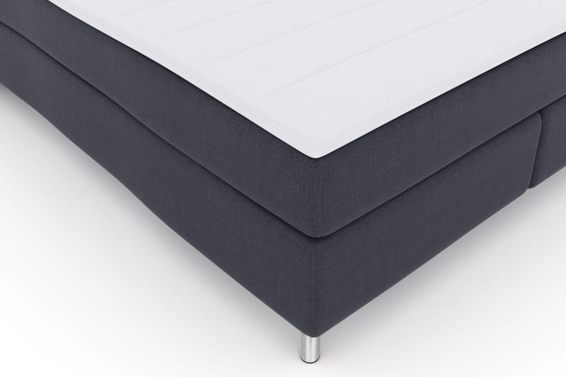 Select No 3 Komplett Sengepakke 180x200 Fast - Blå/Metallben - Møbler - Senger - Komplett sengepakke
