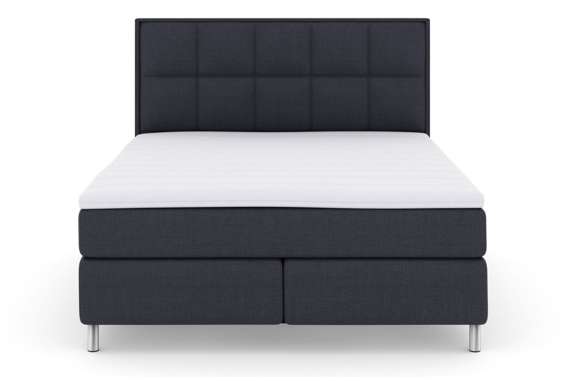 Select No 3 Komplett Sengepakke 180x200 Fast/Medium - Blå/Metallben