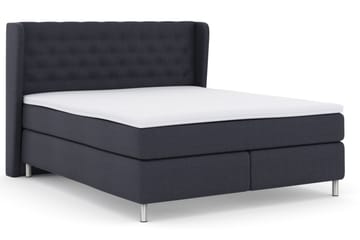 Select No 3 Komplett Sengepakke 210x210 Fast - Blå/Metallben - Møbler - Senger - Komplett sengepakke