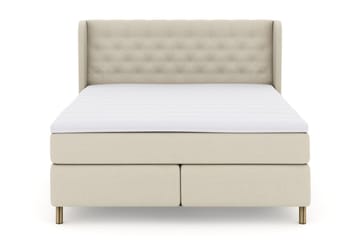 Sengegavl med Sider 210 cm - Beige