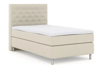 Select No 3 Kontinentalseng 120x200 Medium - Beige/Metallben - Møbler - Senger - Enkeltsenger