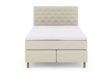 Select No 3 Kontinentalseng 140x200 Medium - Beige/Kobberben - Møbler - Senger - Kontinentalsenger