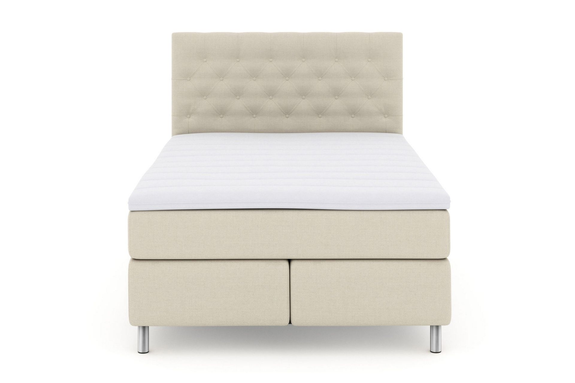 Select No 3 Kontinentalseng 140x200 Medium - Beige/Metallben