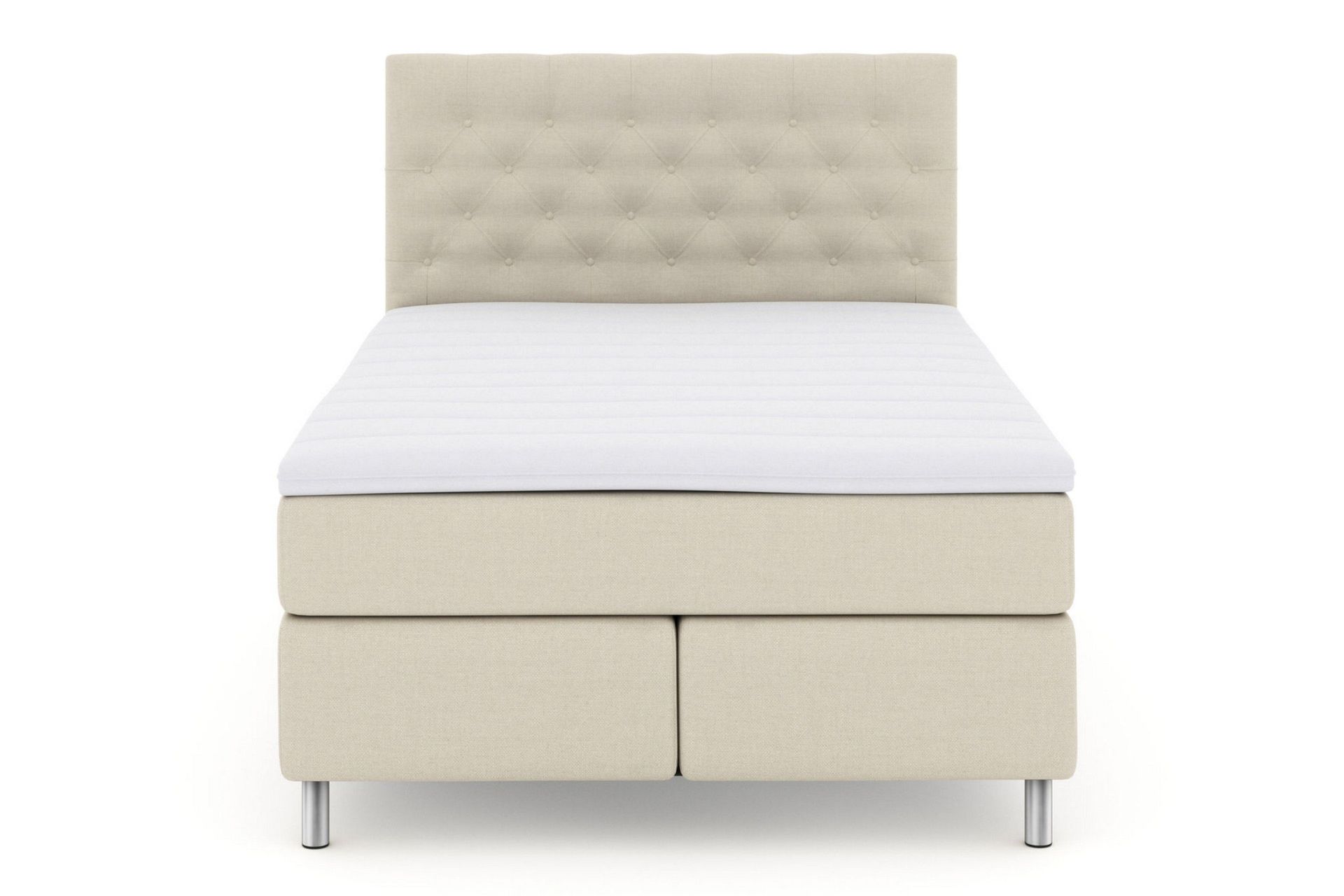 Select No 3 Kontinentalseng 160x200 Medium - Beige/Metallben
