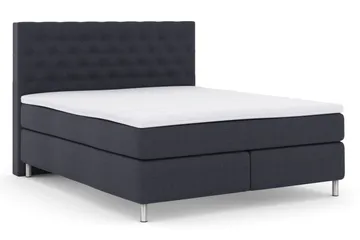 Select No 3 Kontinentalseng 180x200 Fast/Medium - Blå/Metallben - Møbler - Senger - Kontinentalsenger