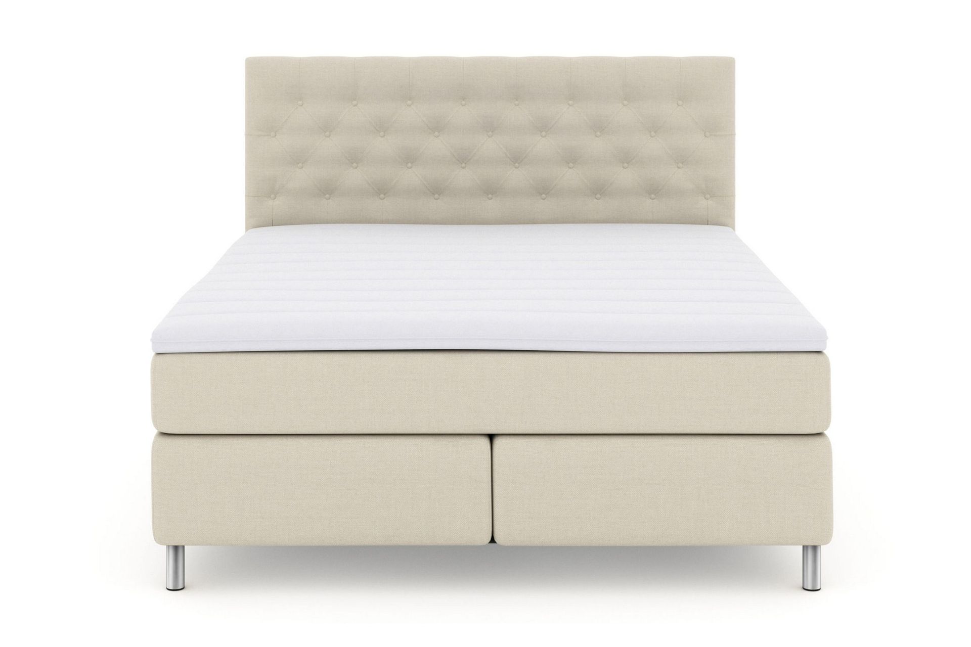 Select No 3 Kontinentalseng 180x200 Medium - Beige/Metallben