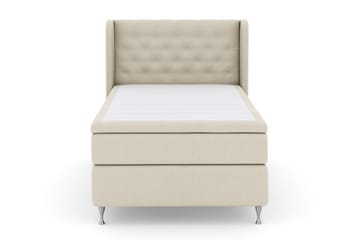 Select No 4 Komplett Sengepakke 120x200 Medium - Beige/Sølvben - Møbler - Senger - Komplett sengepakke