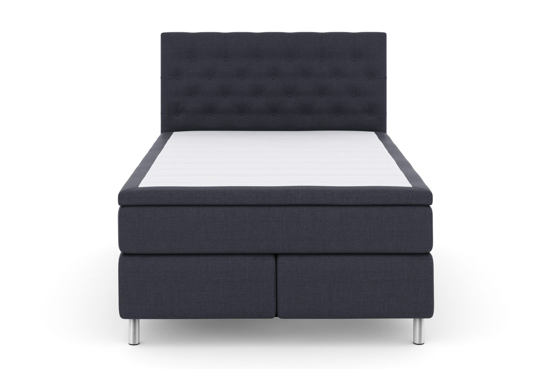 Select No 4 Komplett Sengepakke 140x200 Fast - Blå/Metallben