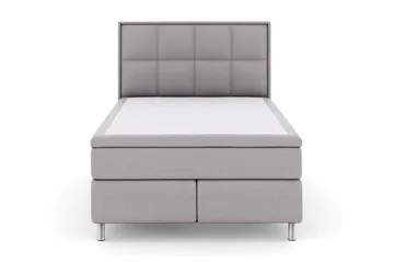 Rutete Sengegavl 140 cm - Blå