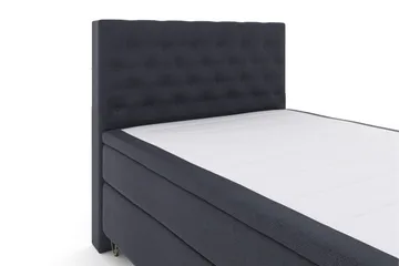 Select No 4 Komplett Sengepakke 140x200 Fast/Medium - Blå/V-formede Metallben - Møbler - Senger - Komplett sengepakke