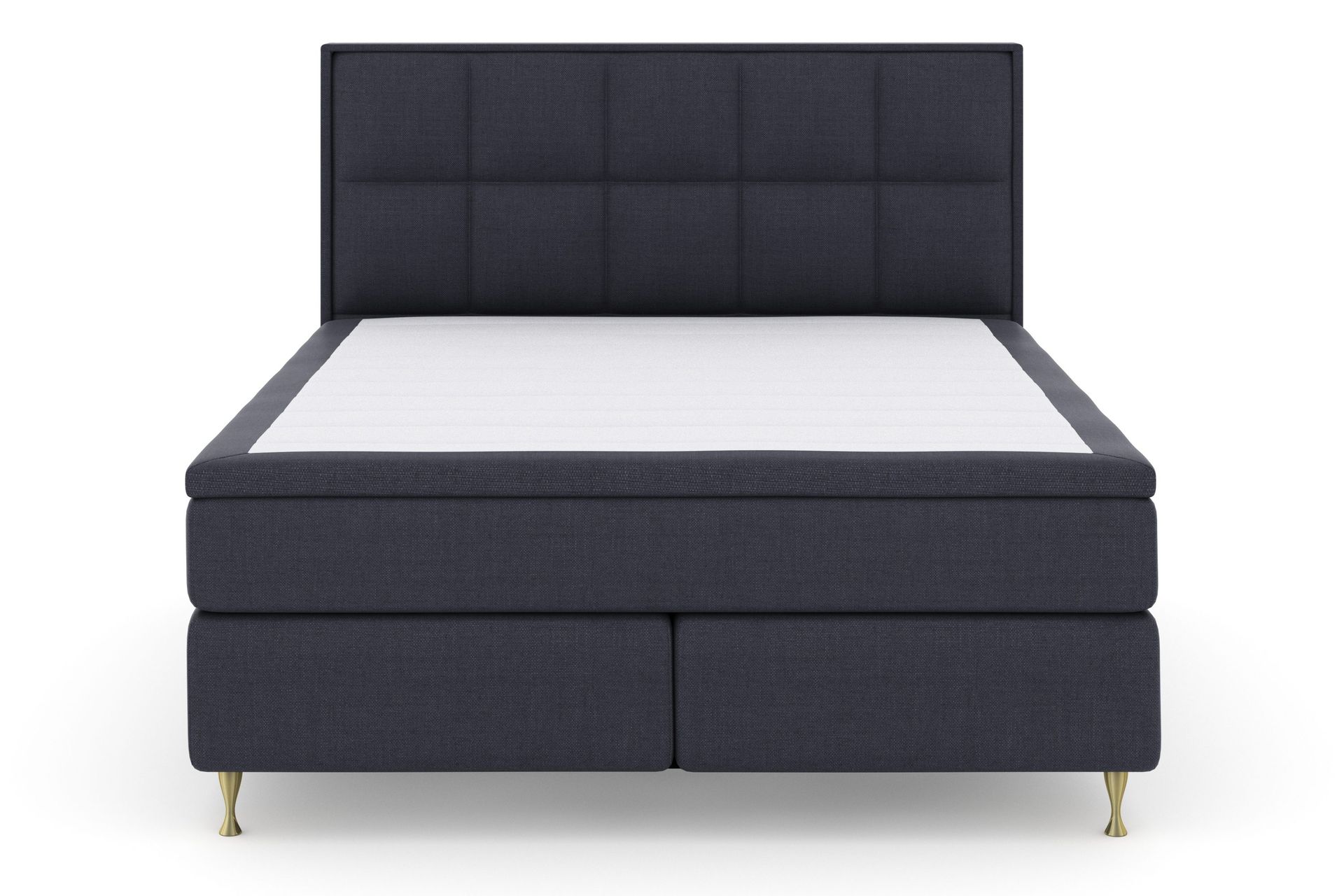 Select No 4 Komplett Sengepakke 180x200 Fast - Blå/Gullben