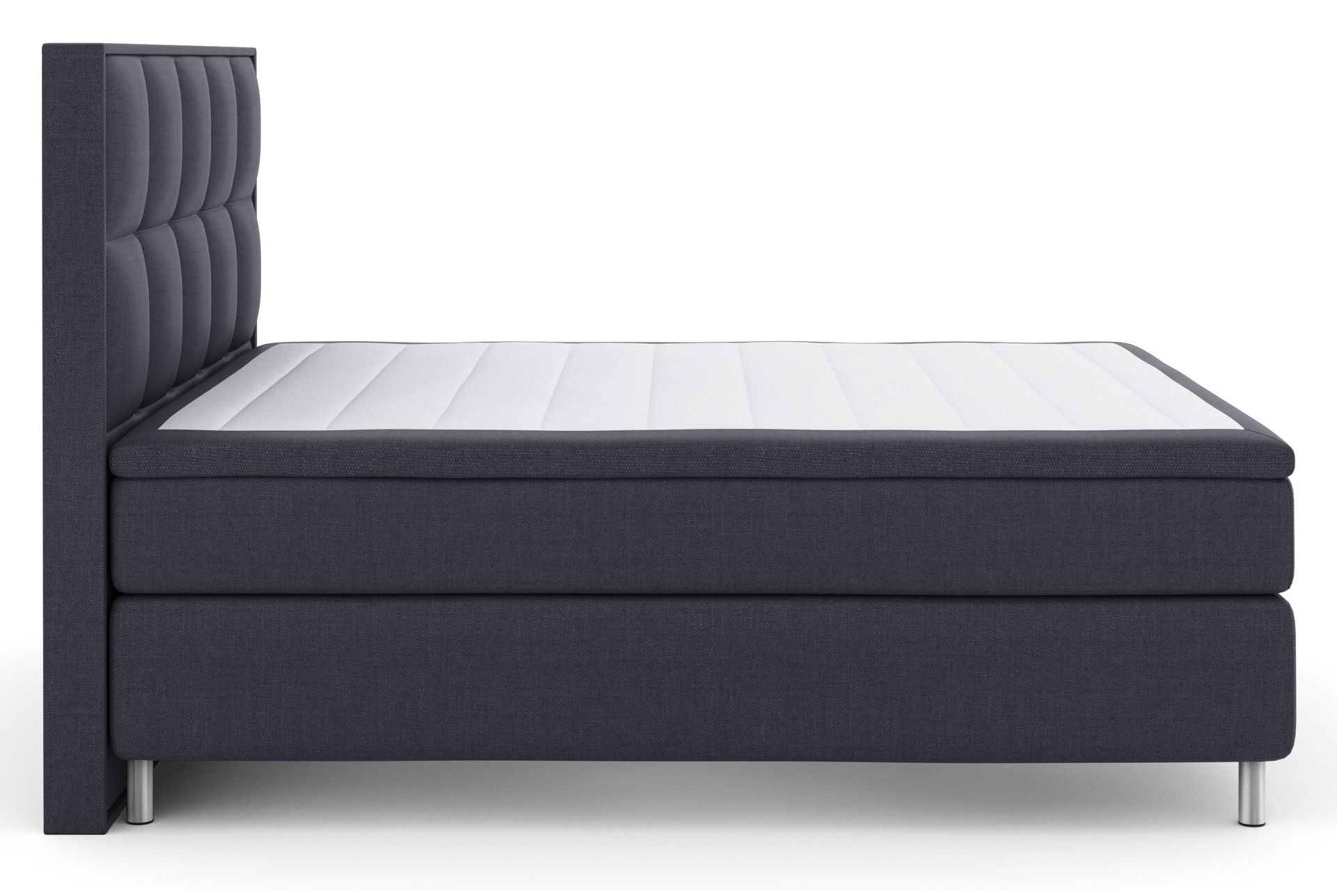 Select No 4 Komplett Sengepakke 180x200 Fast - Blå/Metallben
