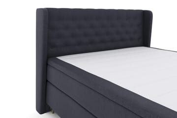 Select No 4 Komplett Sengepakke 180x200 Fast - Blå/V-formede Metallben - Møbler - Senger - Komplett sengepakke