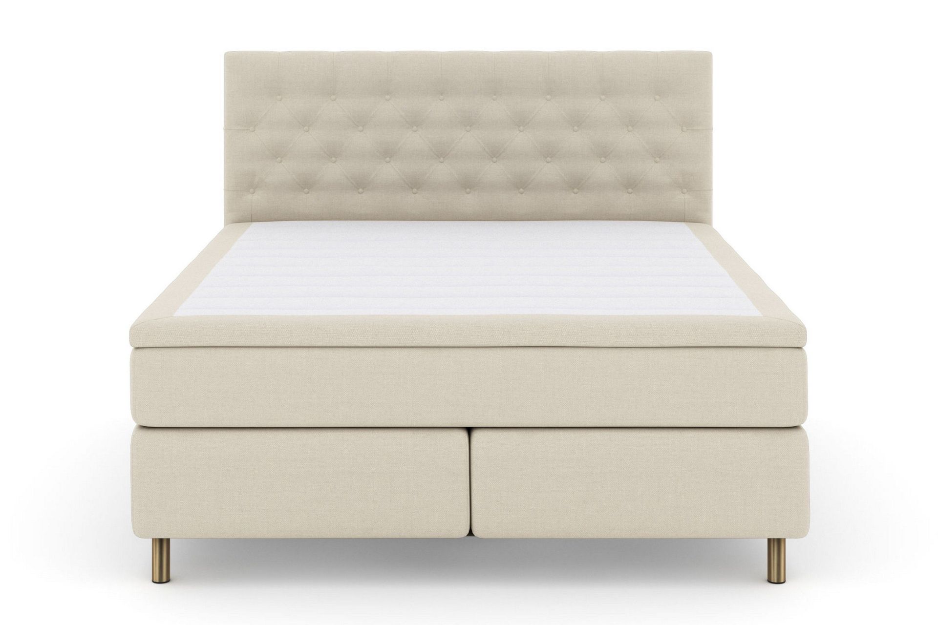 Select No 4 Komplett Sengepakke 180x200 Fast/Medium - Beige/Kobberben