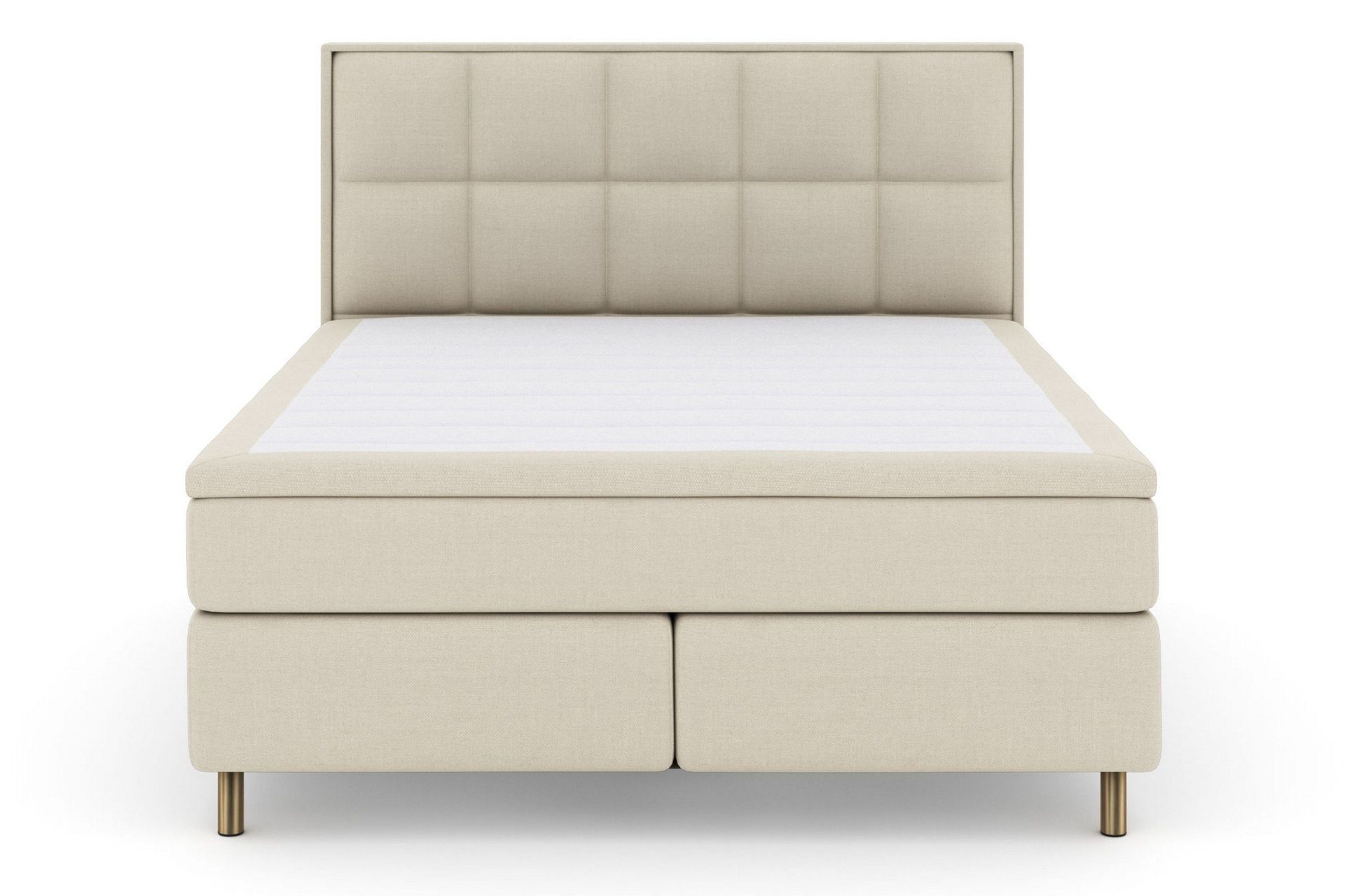 Select No 4 Komplett Sengepakke 180x200 Fast/Medium - Beige/Kobberben