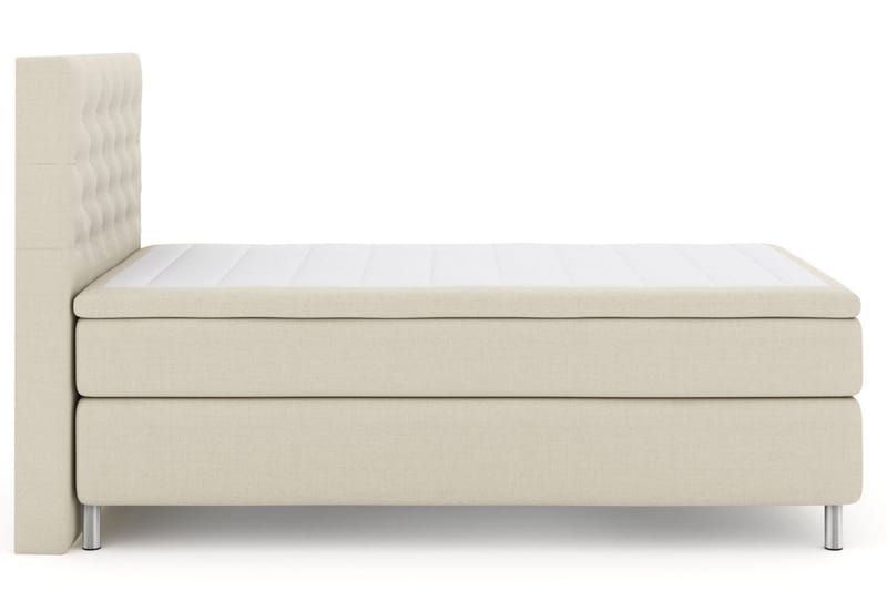 Select No 4 Kontinentalseng 120x200 Medium - Beige/Metallben - Møbler - Senger - Enkeltsenger
