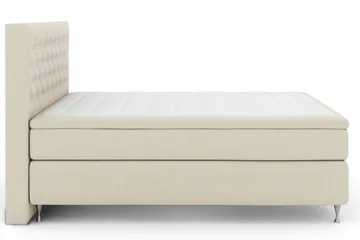 Select No 4 Kontinentalseng 180x200 Fast - Beige/Sølvben - Møbler - Senger - Kontinentalsenger