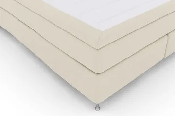 Select No 4 Kontinentalseng 180x200 Fast - Beige/Sølvben - Møbler - Senger - Kontinentalsenger