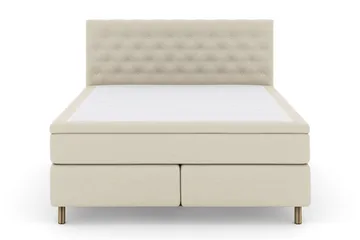 Select No 4 Kontinentalseng 210x210 Fast - Beige/Kobberben - Møbler - Senger - Kontinentalsenger