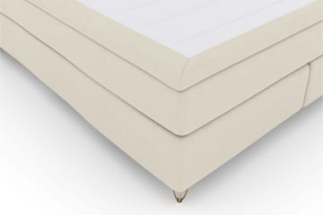 Select No 4 Kontinentalseng 210x210 Fast/Medium - Beige/V-formede Metallben - Møbler - Senger - Kontinentalsenger