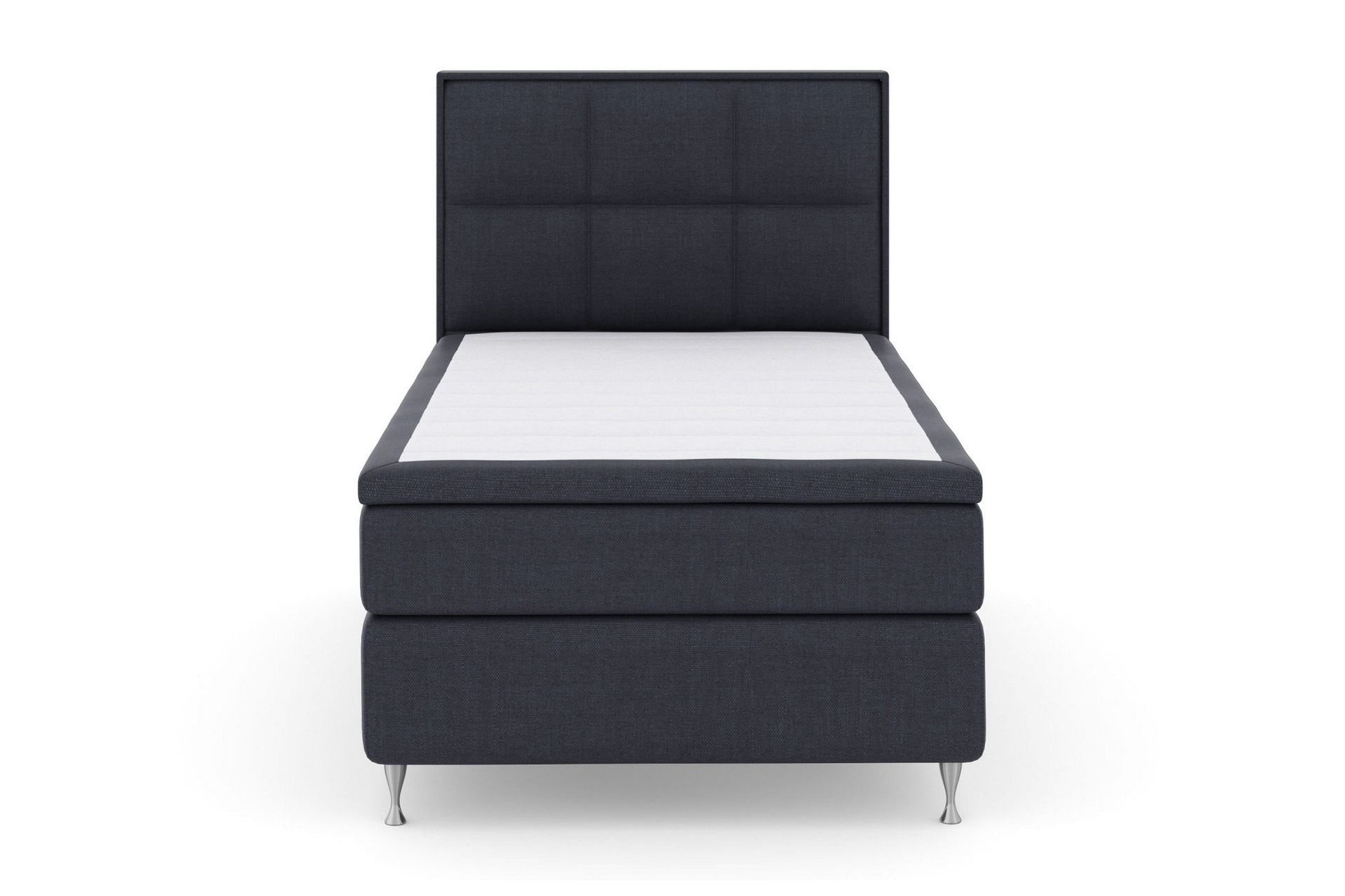 Select No 5 Komplett Sengepakke 120x200 Fast Lateks - Blå/Sølvben