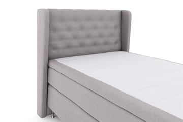 Select No 5 Komplett Sengepakke 120x200 Fast Watergel - Lysegrå/Sølvben - Møbler - Senger - Komplett sengepakke