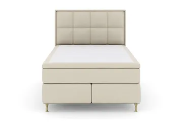 Select No 5 Komplett Sengepakke 140x200 Fast/Medium Lateks - Beige/Gullben - Møbler - Senger - Komplett sengepakke