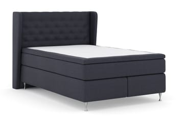 Select No 5 Komplett Sengepakke 140x200 Fast/Medium Lateks - Blå/Sølvben - Møbler - Senger - Komplett sengepakke