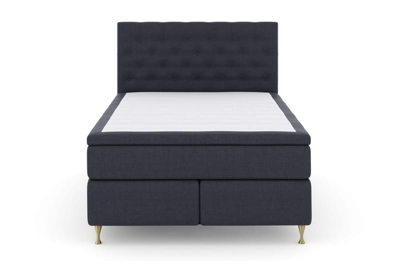 Select No 5 Komplett Sengepakke 140x200 Fast/Medium Watergel, Blå/Gullben
