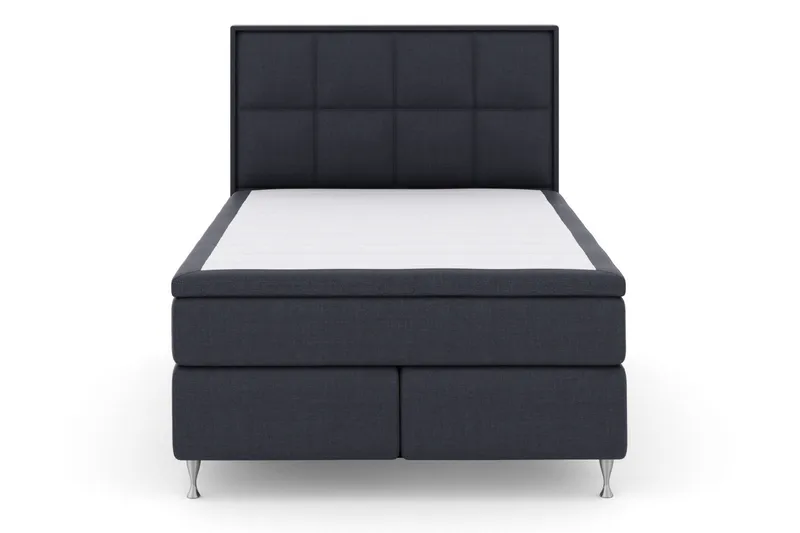 Select No 5 Komplett Sengepakke 140x200 Fast/Medium Watergel - Blå/Sølvben - Møbler - Senger - Komplett sengepakke