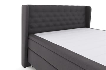 Select No 5 Komplett Sengepakke 160x200 Fast Watergel - Mørkegrå/Sølvben - Møbler - Senger - Komplett sengepakke