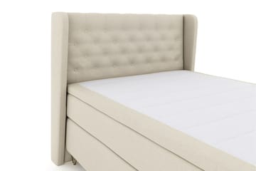 Select No 5 Komplett Sengepakke 160x200 Fast/Medium Lateks - Beige/V-formede Metallben - Møbler - Senger - Komplett sengepakke