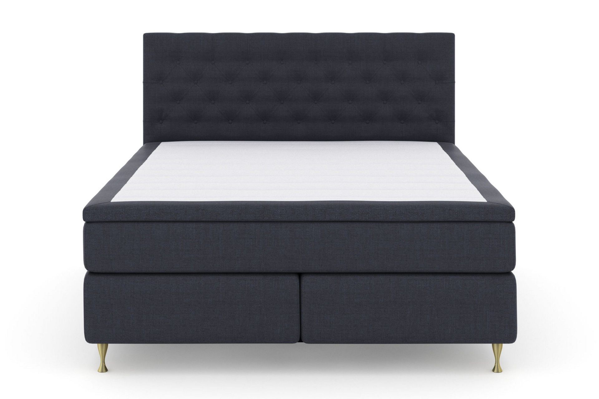 Select No 5 Komplett Sengepakke 180x200 Fast/Medium Lateks - Blå/Gullben