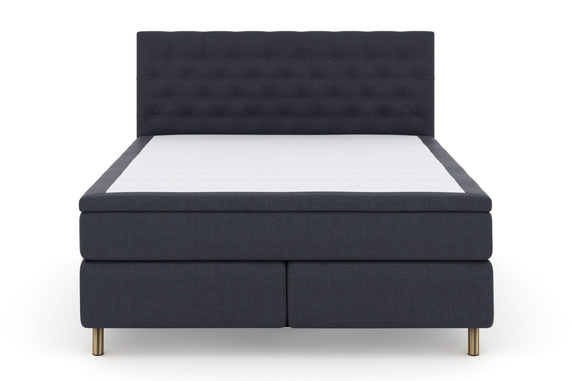 Select No 5 Komplett Sengepakke 210x210 Fast Watergel - Blå/Kobberben