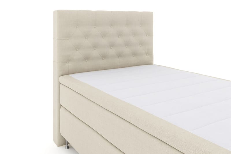Select No 5 Kontinentalseng 120x200 Medium Lateks - Beige/Sølvben - Møbler - Senger - Enkeltsenger