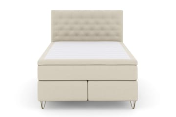 Select No 5 Kontinentalseng 140x200 Medium Watergel - Beige/V-formede Metallben - Møbler - Senger - Kontinentalsenger