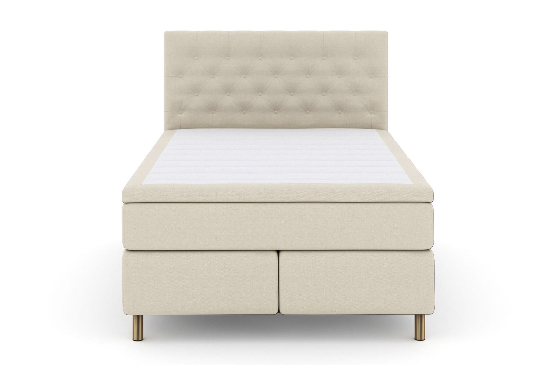 Select No 5 Kontinentalseng 160x200 Fast Watergel - Beige/Kobberben