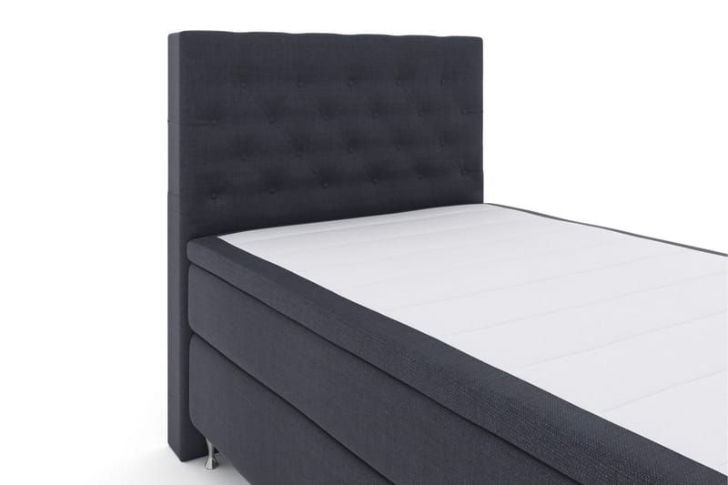 Select No 6 Komplett Sengepakke 120x200 Fast Watergel - Blå/Sølvben - Møbler - Senger - Komplett sengepakke