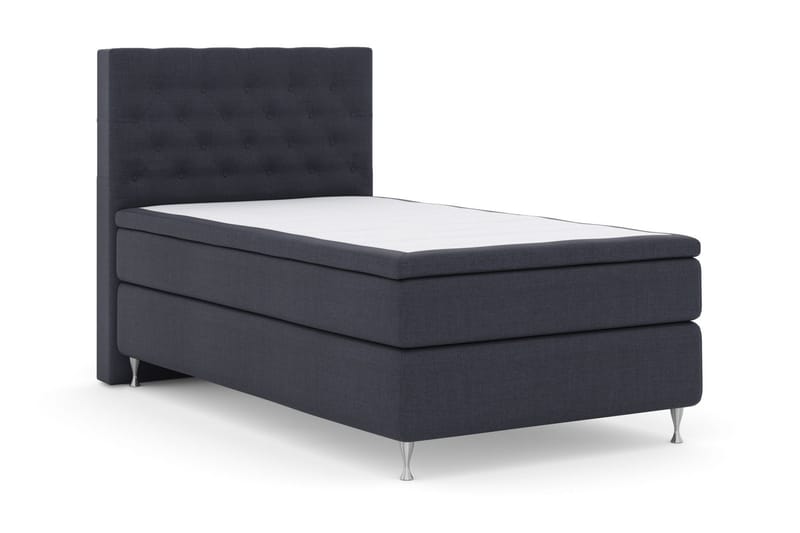 Select No 6 Komplett Sengepakke 120x200 Fast Watergel - Blå/Sølvben - Møbler - Senger - Komplett sengepakke