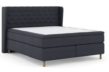 Select No 6 Komplett Sengepakke 180x200 Fast Watergel - Blå/Kobberben - Møbler - Senger - Komplett sengepakke