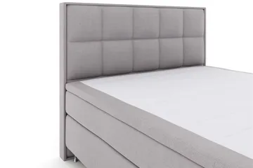 Select No 6 Komplett Sengepakke 180x200 Fast/Medium Watergel - Lysegrå/Sølvben - Møbler - Senger - Komplett sengepakke